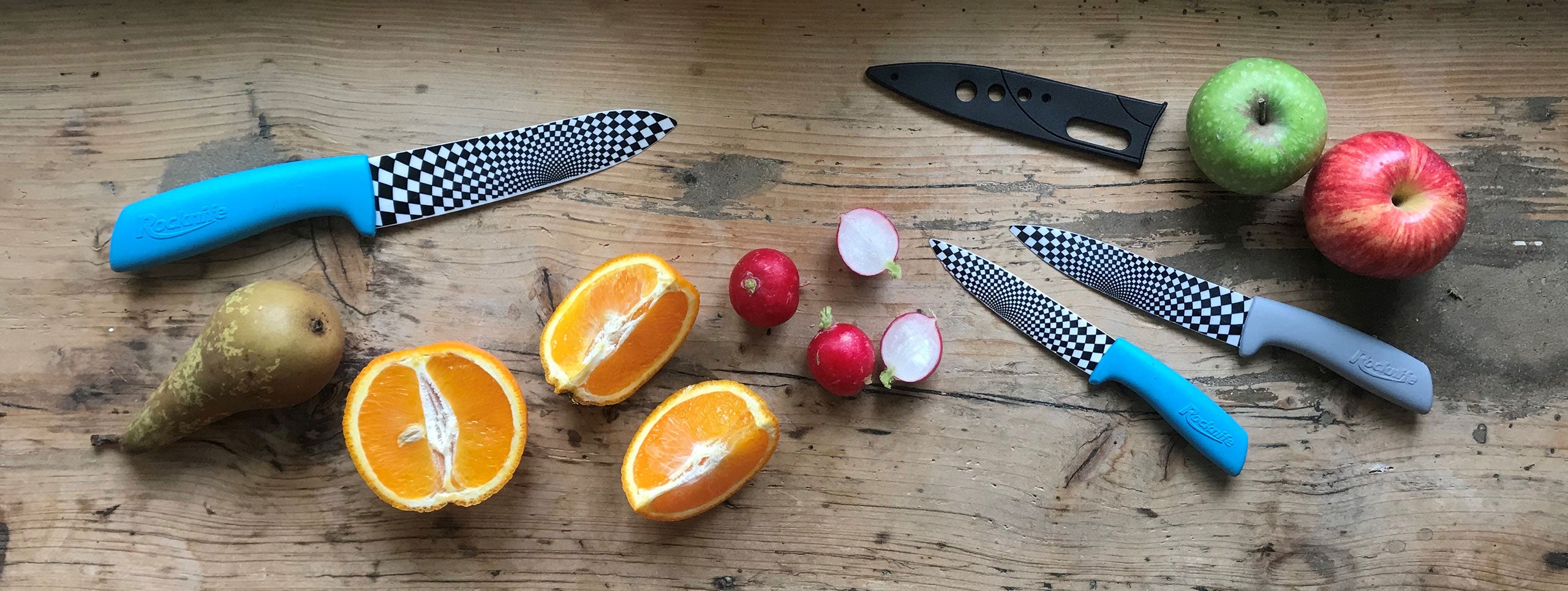 8 Inch Ceramic Kitchen Knife - Pink – Rocknife