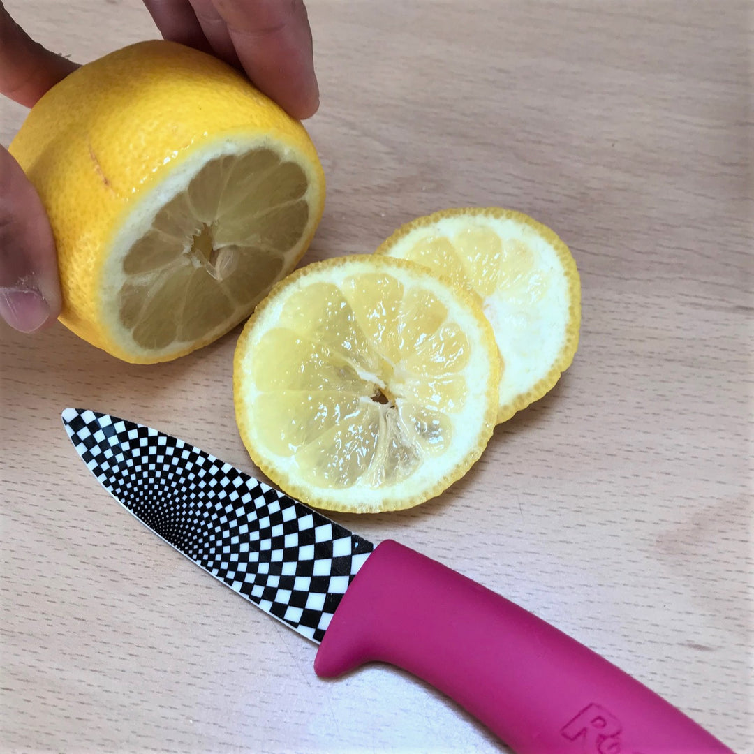 6 Inch Ceramic Kitchen Knife - Pink – Rocknife