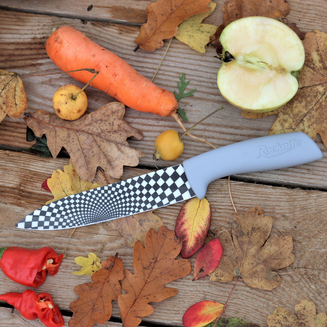 5 Inch Ceramic Kitchen Knife - Grey – Rocknife